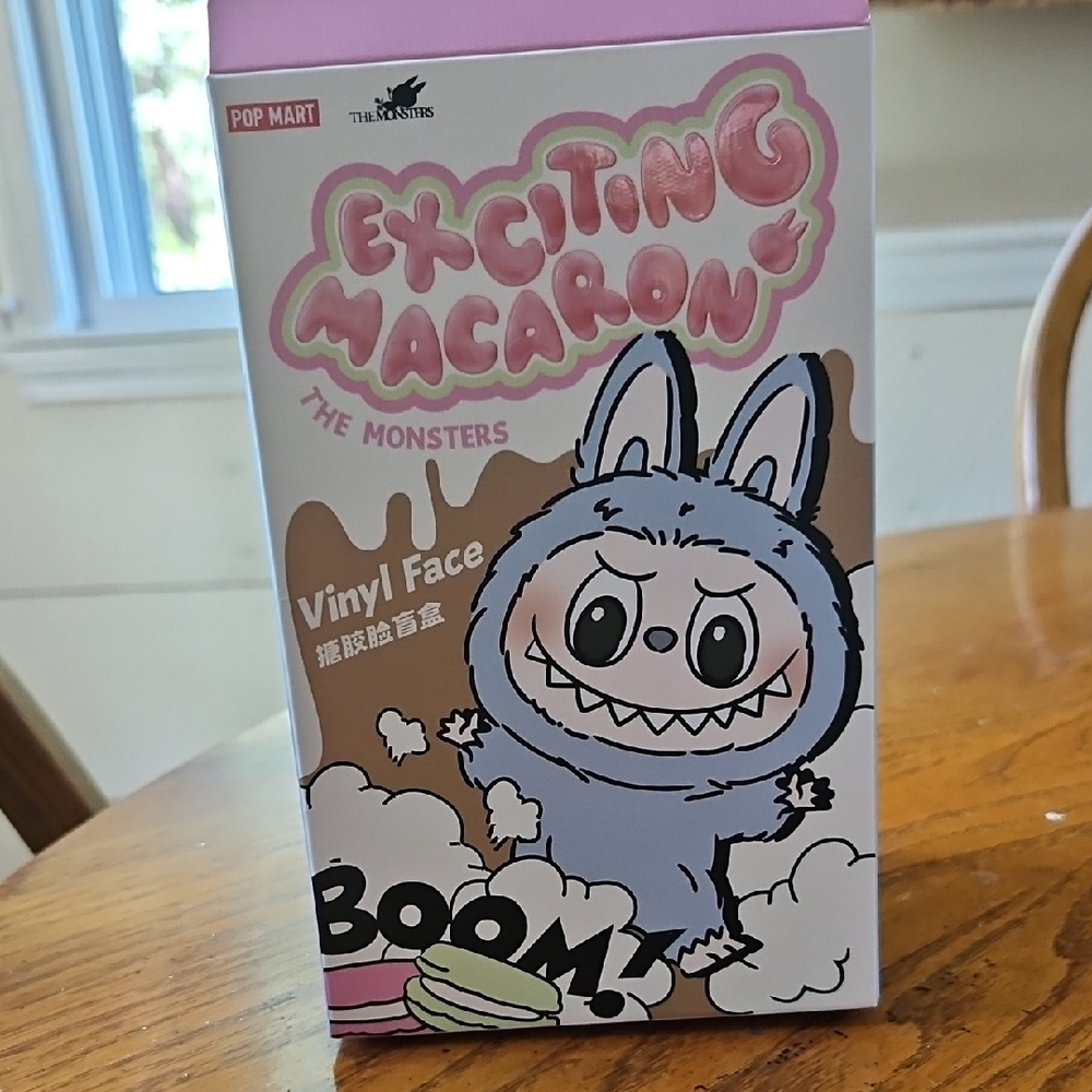 Pop Mart The Monsters Vinyl Face Stuffed Animal - Gray